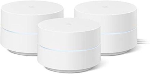 Google Wifi Mesh Rendszer AC1200 - 4500 négyzetláb lefedettséggel - 3 db-os csomag