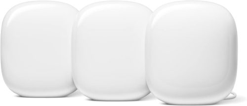 Google Nest Wifi Pro 6E Tri-Band Mesh Rendszer 3 Csomag - Hófehér