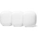 Google Nest Wifi Pro 6E Tri-Band Mesh Rendszer 3 Csomag - Hófehér