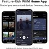 WiiM Mini AirPlay 2 Vezeték nélküli Audió Streamer, Fekete