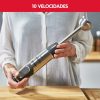 Moulinex QuickChef DD6578 1000W Kézi Mixer – 10 Sebesség, Rozsdamentes Acél, 0.5 L Daráló és 0.8 L Mérőpohár