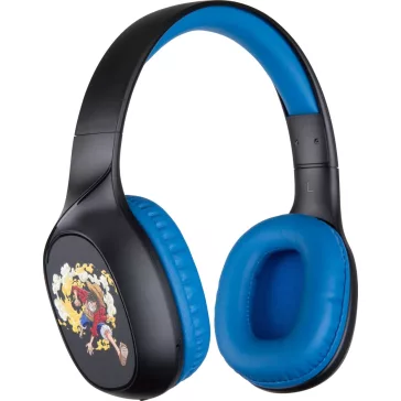   Konix One Piece Vezeték Nélküli Bluetooth 5.3 Fejhallgató, 30 Óra Zenelejátszás, 3,5 mm Jack Kábel, 40 mm Hangszórók, Luffy Motívum