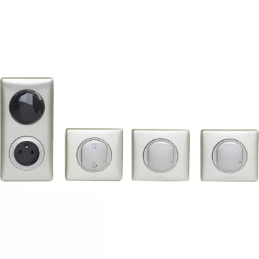   Legrand Céliane Netatmo LEG67691 Okos Otthon Kezdőkészlet, Wi-Fi 2,4 GHz, Univerzális Dimmer 2 × 400 VA, IP66, Mechanikus Nyomókapcsoló