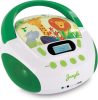mooov Ocean Gyermek CD/MP3 Lejátszó USB-vel, 6W, Zöld/Fehér