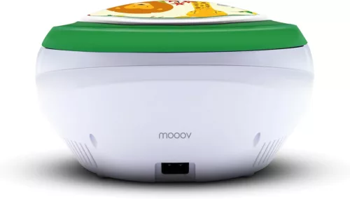 mooov Ocean Gyermek CD/MP3 Lejátszó USB-vel, 6W, Zöld/Fehér