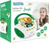 mooov Ocean Gyermek CD/MP3 Lejátszó USB-vel, 6W, Zöld/Fehér