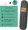 Logicom ILOA 150 vezeték nélküli telefon akkumulátoros - fekete