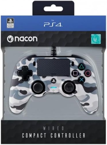 Nacon Camo Grey Vezetékes Kompakt Kontroller PS4-hez