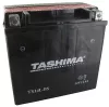 Tashima FTX14L-BS Motorkerékpár Akkumulátor, 12V, 12Ah, Zárt Ólom-Savas, Jobb Oldali Pozitív, Savval Feltöltendő, Fekete
