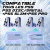 AKUMA Cyber A01 Multifunkciós PS5 Állvány Ventilátorral és RGB Fénnyel