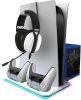 AKUMA Cyber A01 Multifunkciós PS5 Állvány Ventilátorral és RGB Fénnyel