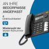 Alcatel Temporis T56 vezetékes telefon, fekete
