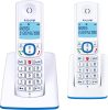 Alcatel F530 Duo Vezeték nélküli Telefonkészlet, Kék-Fehér, 8 óra beszélgetési idővel