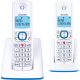Alcatel F530 Duo Vezeték nélküli Telefonkészlet, Kék-Fehér, 8 óra beszélgetési idővel