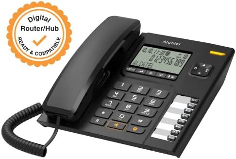 Alcatel T78 vezetékes telefon nagy kijelzővel és hívásblokkolóval