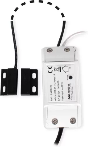 SCS Sentinel AAM0125 WifiGate Vevőmodul Kapuhoz És Garázskapuhoz, 802.11b/g/n Wi-Fi, 2412–2480 MHz, 12 V DC Táplálás, Fehér