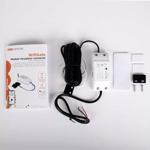 SCS Sentinel AAM0125 WifiGate Vevőmodul Kapuhoz És Garázskapuhoz, 802.11b/g/n Wi-Fi, 2412–2480 MHz, 12 V DC Táplálás, Fehér