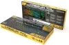 THE G-LAB Keyz Caesium TKL Membrán Gaming Billentyűzet, 87 Gomb, TKL, RGB Háttérvilágítás 11 Effekt, 7 Szín, 5 Profil, USB, Fekete