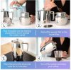 VeoHome Rozsdamentes Acél Indukciós Moka Kávéfőző 500 ml