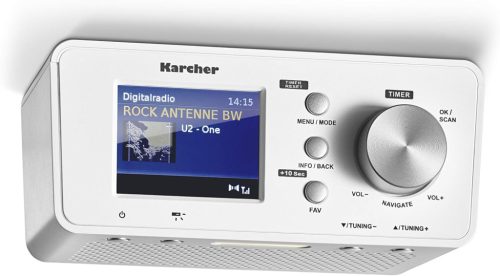 Karcher RA 2035D beépíthető rádió DAB+ és Bluetooth funkcióval