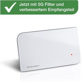   Oehlbach Scope Vision 5G DVB-T2 HD beltéri antenna 75 Ohm 30 km