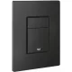GROHE Even Flush Plate - 156 x 197 mm, Phantom Black, Dupla öblítés, vízmegtakarítás