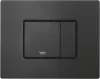 GROHE Even Flush Plate - 156 x 197 mm, Phantom Black, Dupla öblítés, vízmegtakarítás