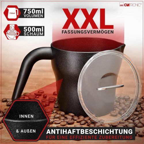 Clatronic MS 3326 Tejhabosító Fekete