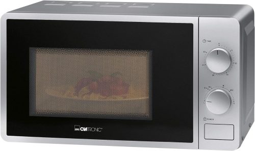 Clatronic MW 791 Solo mikrohullámú sütő, 20 L, 700 W, fekete-ezüst