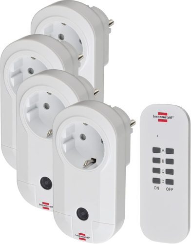Brennenstuhl RC CE1 4001 vezeték nélküli 4-es dugalj készlet