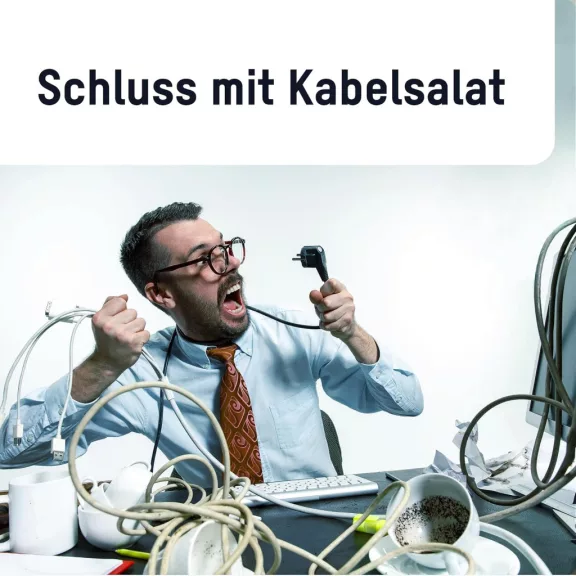 ANSMANN AES3.2 Energiatakarékos Tápegység Adapter 230V, 180 cm Kábel, 0 W Standby