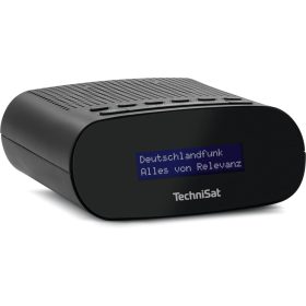   TechniSat Techniradio 50 Digitális Rádió és Ébresztőóra, DAB+, FM, Nagy LCD Kijelző, Két Ébresztési Időpont, Beépített Fejhallgató Kimenet, USB Tápellátás