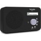 TechniSat VIOLA 2 hordozható DAB+ rádió, 1 watt, fekete
