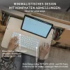 CHERRY KW 7100 MINI BT Vezeték Nélküli Billentyűzet, Multi 3 Bluetooth Csatornával, Rózsaszín, Német kiosztás