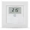 Homematic IP Smart Home Fali Termosztát HmIP-WTH-1, Páratartalom Érzékelő, Radiátor És Padlófűtés, LED Kijelző, Programozható, App, Érintés, Hangvezérlés, Fehér