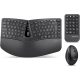 Perixx PERIDUO-606A vezeték nélküli ergonomikus billentyűzet és egér készlet