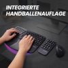 Perixx PERIDUO-606A vezeték nélküli ergonomikus billentyűzet és egér készlet