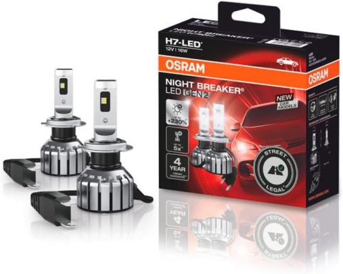 OSRAM NIGHT BREAKER LED H7 GEN 2 Fényszóró Izzó 6000K 230% Fényerővel