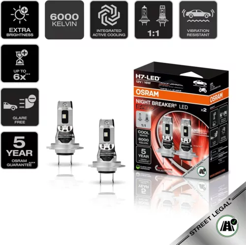 Osram Night Breaker Speed H7 LED izzókészlet 16W