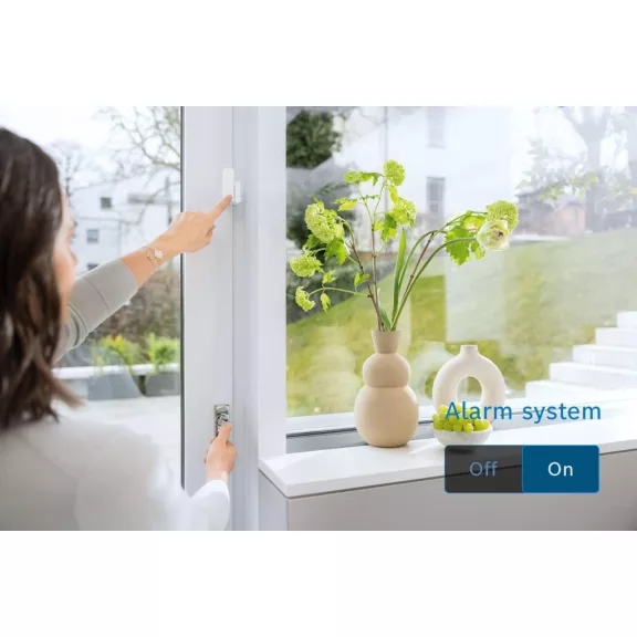 Bosch Smart Home ajtó/ablak érzékelő II plusz, fehér, 25 x 22 x 75 mm