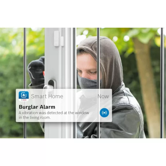 Bosch Smart Home ajtó/ablak érzékelő II plusz, fehér, 25 x 22 x 75 mm