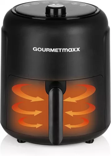  Gourmetmaxx Air Fryer, Forrólevegős Sütő 2.3L 1000W 
