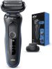Braun Series 5 Elektromos Borotva Precíziós Trimmerrel, Vízálló, Kék