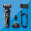 Braun Series 5 Elektromos Borotva Precíziós Trimmerrel, Vízálló, Kék