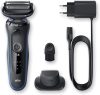 Braun Series 5 Elektromos Borotva Precíziós Trimmerrel, Vízálló, Kék