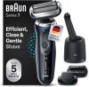 Braun Series 7 Elektromos Borotva 360° Flex Tisztítóállomással