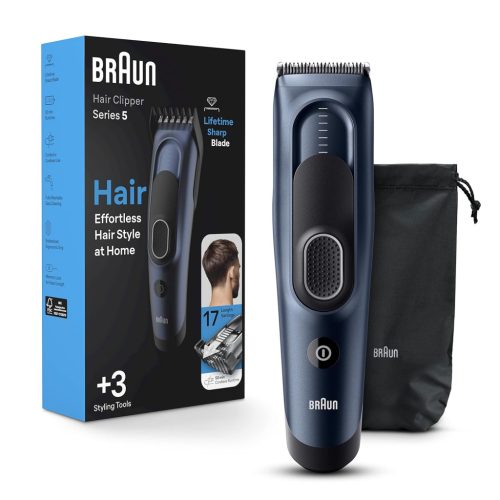 Braun Series 5 5350 Hajvágó Férfiaknak, 17 Hosszbeállítással