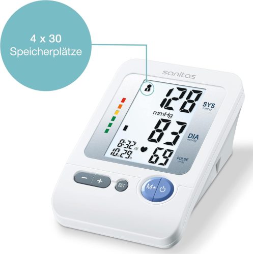 Sanitas SBM 21 felkaros vérnyomásmérő automata méréssel