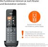 Gigaset COMFORT 520HX - Vezeték nélküli telefon, 2,2" kijelző, titán-fekete