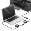 DeleyCON 15m USB 2.0 Kábel, Aktív Jel Erősítő, USB-A Férfi-USB-A Női, Magas Sebesség, Plug & Play, Beépített Erősítővel